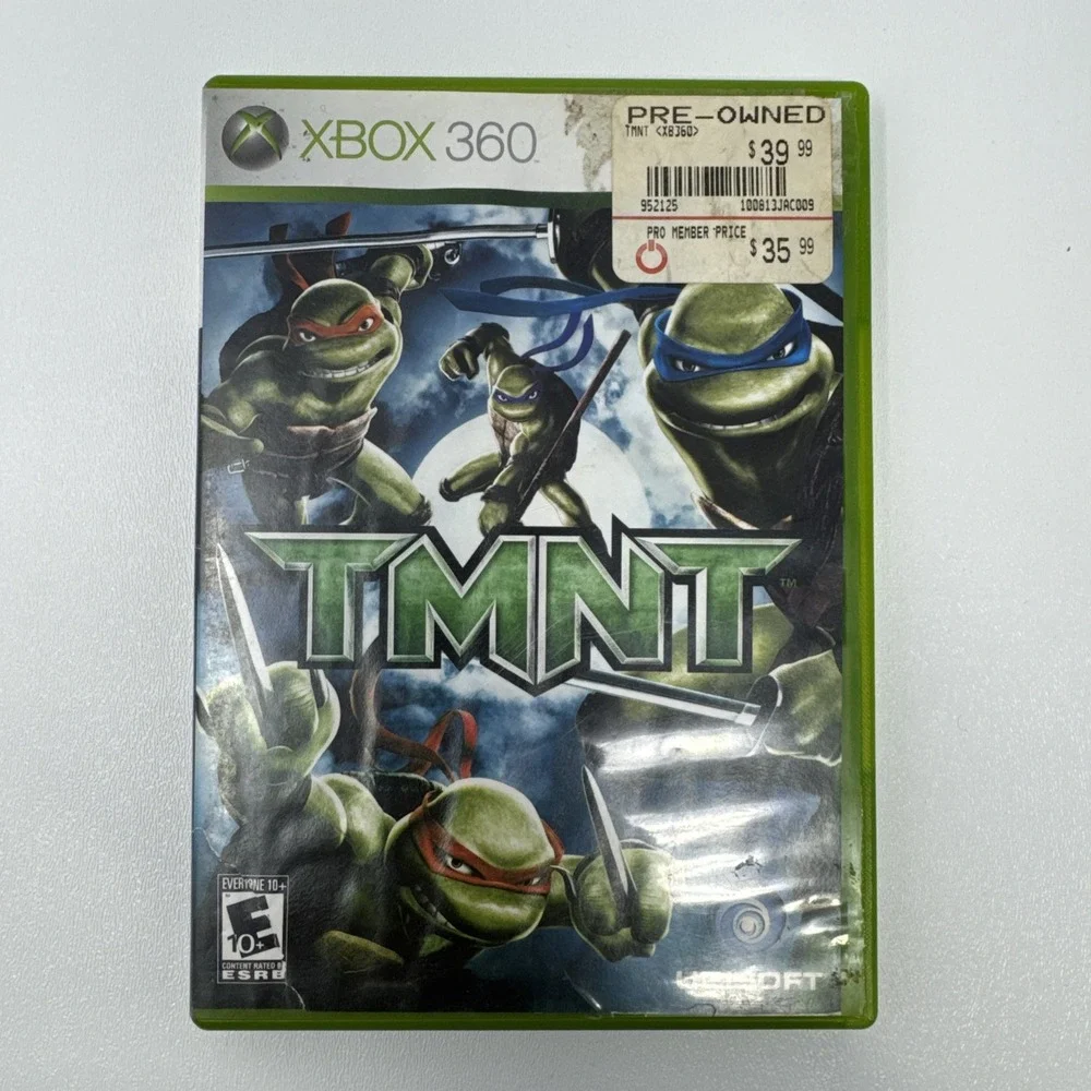 TMNT (Microsoft Xbox 360, 2007) COMPLETE Manual CIB